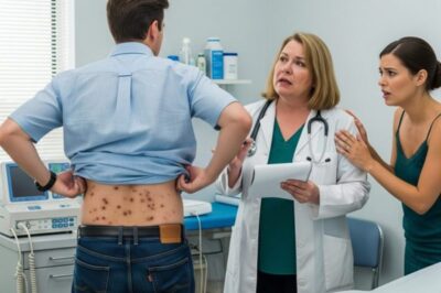 When I discovered thirty red spots that looked like insect eggs on my husband’s back, I panicked and rushed him to the emergency room — only for the doctor to take one look and say, “Call the police.”