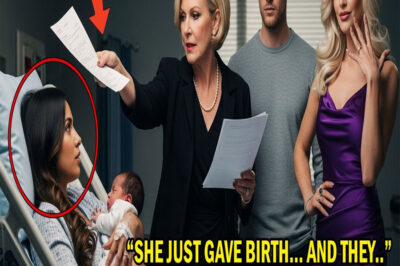 She Just Gave Birth — Her In-Laws Handed Her Divorce Papers,Not Knowing She’s a Secret Billionaire!”