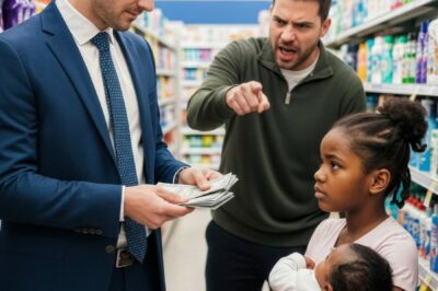 “I promise to pay when I grow up.” A little Black girl asks a millionaire for milk; his response shocks everyone…