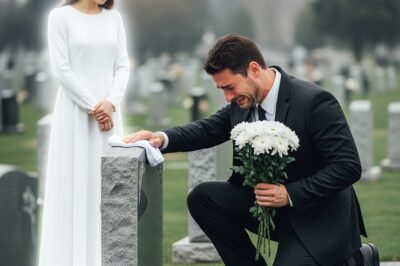 The day before I married my new wife, I went to clean my late wife’s grave… Something unexpected happened there, and my life changed forever…