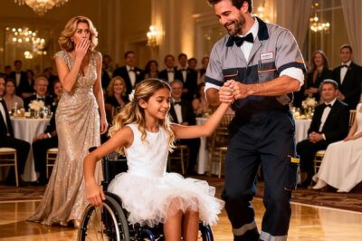 Single father janitor dances with disabled girl, unaware that her multimillionaire mother is right there watching.