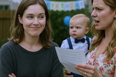 After my husband’s funeral, I went to my sister’s son’s first birthday party. She announced, «My son is your husband’s child. So as inheritance, I’ll take half of your $800,000 house.» She even showed me his will. I said, «Oh, I see,» and tried to hold back my laughter.