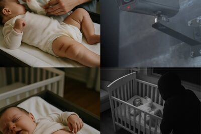 Each diaper change revealed new marks she couldn’t explain. At first, she thought it was a rash — until the bruises deepened. So she installed hidden cameras… and what she saw made her call the police immediately.