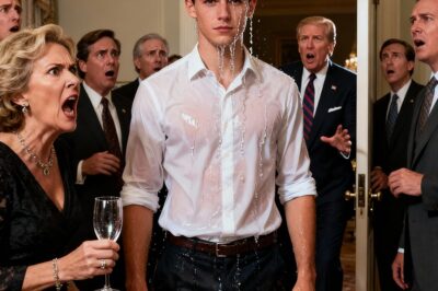 My stepmother splashed water in my face in front of everyone and screamed, “You’re not family!” I hadn’t even been invited to my own father’s birthday, but I just smiled and said, “You’ll regret that.” Moments later, when my dad’s billionaire investor walked through the door and called out my name, every single face in the room went pale — the silence was deafening…!