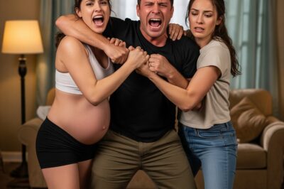 I was five months pregnant when my twin sister moved in and began an affair with my husband. Then I found her fake ID hidden in his desk—proof they planned to run away together. When I finally confronted them, shouting, “You’re carrying his child, aren’t you?”, she didn’t say a word. She only rose to her feet—and what she revealed was far more terrifying than any affair.