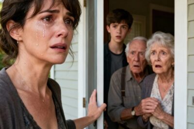 I got pregnant in high school. My parents shamed me, disowned me, and threw me out. Twenty years later, they showed up at my door begging to meet my son — but the truth I told them left them frozen in absolute sh0ck