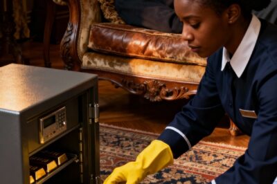 The wealthy man pretended to be asleep to test his shy maid — but when he opened his eyes and saw what she was doing, his heart stopped… and that quiet night changed his life forever.