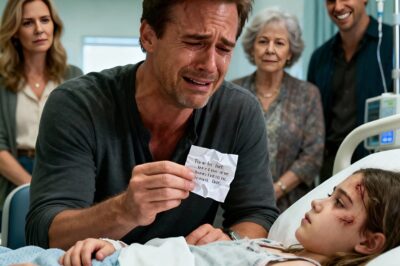 I sat by my daughter’s hospital bed, holding her hand tightly as the doctor said, “The fall was severe. She might not wake up.”