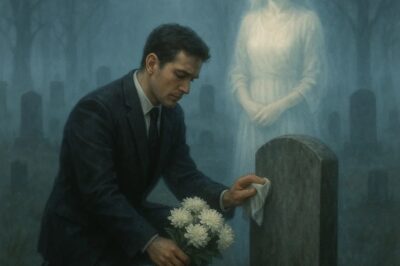 The day before I married my new wife, I went to clean my late wife’s grave… Something unexpected happened there, and my life changed ….