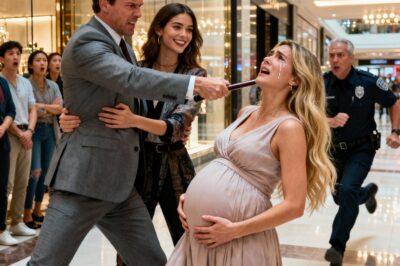 The CEO hit his pregnant wife with a stick at the shopping mall to please his mistress — but her father, a billionaire secretly working as her bodyguard, saw everything and did something that made him regret it…