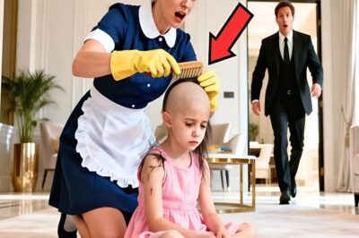 The millionaire’s daughter had only three months left to live, but the maid did something that left him stunned. Little Camila, only daughter of Rodrigo Alarcón, a respected but cold businessman, had just received a devastating diagnosis.