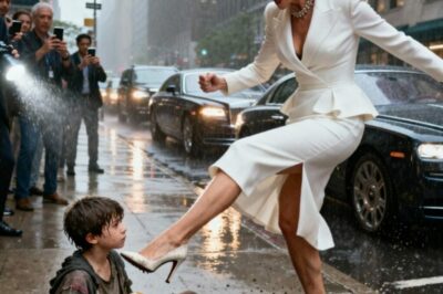 “She Shoved a Poor Child Into a Puddle — But When She Saw the Crescent Birthmark on His Wrist, the Powerful Woman Fell to Her Knees…”