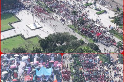luneta park in manila became a hot spot as an estimated 1,500 people showed up at 10 a.m. to continue speaking out against corruption, according to local police