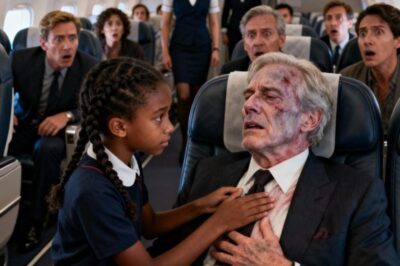 A poor 12-year-old Black girl saved a millionaire on a plane after he had a stroke — but what he whispered to her next made her break down in tears…