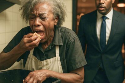 A Billionaire Walked In Unexpectedly And Found His Janitor Secretly Eating Leftovers — But What He Did Next Left Her Trembling And The Whole Staff In Tears…