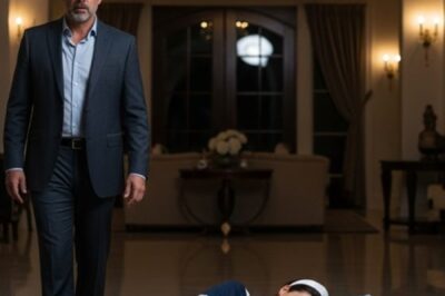 A Wealthy Man Walked Into His Mansion at Midnight — What He Found His Maid Doing Beside His Twins Left Him Speechless