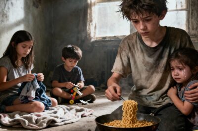 FOUR CHILDREN WERE ABANDONED BY THEIR MOTHER IN A COLD APARTMENT IN THE MIDDLE OF NEW YORK – THE 13-YEAR-OLD BROTHER STRUGGLED TO RAISE THEM IN DESPERATION, UNTIL THE DOOR CLOSED FOREVER ON THE YOUNGEST AND THE TERRIBLE SECRET WAS EXPOSED TO THE WORLD…