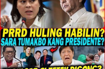TENSION REACHES ITS PEAK! A MESSAGE “DON’T BE AFRAID,” ALLEGEDLY SENT BY PRRD TO VP SARA, SHAKES MALACAÑANG!