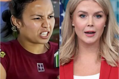 “LET MY MOTHER REST, DON’T TOUCH MY FAMILY AND HOMELAND” Alexandra Eala SHOCKS THE ENTIRE PRESS ROOM after Karoline Leavitt’s shockingly rude remarks! The seemingly normal post-race press conference suddenly exploded when Karoline Leavitt dropped a deeply offensive remark aimed at Eala’s mother and her family. Without hesitation, Alexandra Eala took the microphone and said ten words that left the sports world speechless. Leavitt tried to awkwardly apologize, calling for “peace,” but it was Eala’s next response that sent shockwaves through social media — a powerful statement of pride, loyalty, and undying love for her mother and the Philippines.