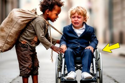 “Give me your wheelchair and you’ll walk,” he said. The boy in the wheelchair burst into tears… An hour later…