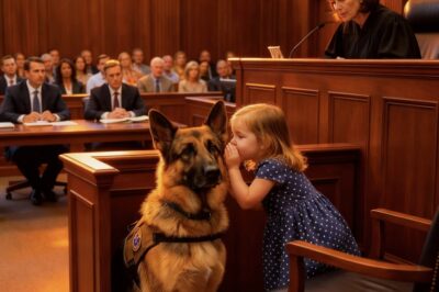 3-Year-Old Speaks to Police Dog in Court — No One Was Prepared for Her Words