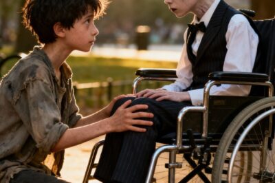Give me your wheelchair and you’ll walk.” The boy in the wheelchair began to cry… An hour later Please don’t close the window yet.