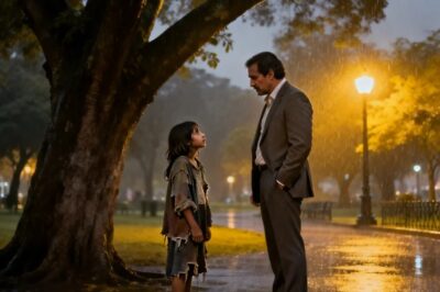 “Are you hungry too?”, the poor girl asked the millionaire… what he did next astonished everyone…