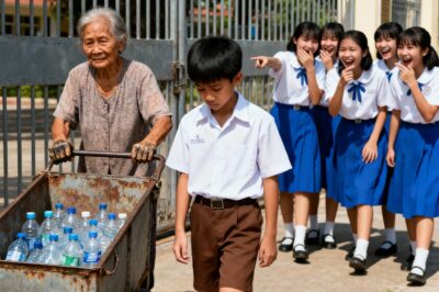 AKO AY ANAK LANG NG ISANG BASURERO — NILAYUAN AT PINANDIRIHAN AKO NG MGA KAKLASE KO SA LOOB NG 12 TAON, PERO SA ARAW NG GRADUATION, ISANG PANGUNGUSAP KO ANG NAGPAIYAK SA BUONG PAARALAN