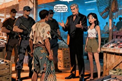 “A poor fisherman blocked the armed bodyguards of a billionaire—not to steal, but to protect the woman he thought was a beggar but who turned out to be the daughter of the richest tycoon in the country.”