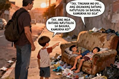 “DAD, THE CHILDREN WHO SLEEP IN THE GARBAGE LOOK LIKE ME!” — A BILLIONAIRE WAS SHOCKED BY WHAT HE HEARD…