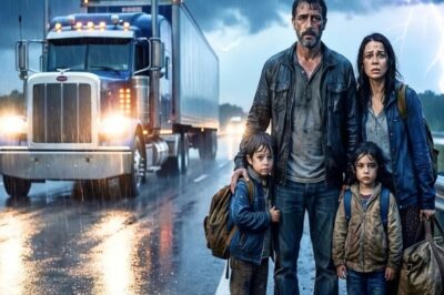 A Truck Driver Saw a Family Walking in the Rain — One Decision Changed Their Lives
