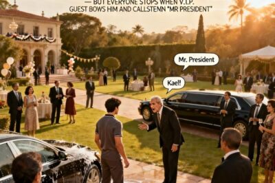 SON-IN-LAW WAS ORDERED TO WASH CAR ON FATHER-IN-LAW’S BIRTHDAY — BUT EVERYONE STOPPED WHEN V.I.P. GUEST BOWED TO HIM AND CALLED HIM “MR. PRESIDENT”
