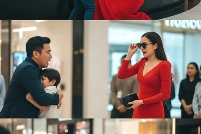 MOTHER HID THEIR CHILD BECAUSE THE MOTHER’S FACE WAS “BURNED” — BUT INSIDE THE MALL