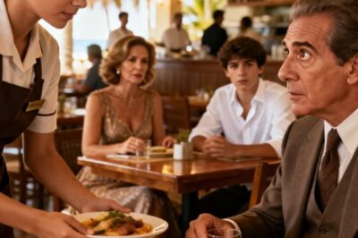 BILLIONAIRE STOPPED WHEN WAITRESS SERVING HIM SEEN NECKLACE — IT WAS HIS CHILD WHO HAD BEEN LOST FOR 25 YEARS, AND HIS “KIND” WIFE WAS THE ONE WHO DID IT ALL