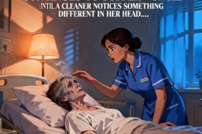 THE BILLIONAIRE’S MOTHER CONTINUES TO SUFFER—UNTIL A CLEANER NOTICES SOMETHING DIFFERENT ABOUT HER HEAD.