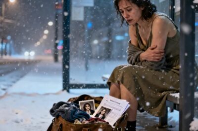 SHE WAS THROWN INTO THE SNOW FOR BEING “INFERTILE”… THEN A WIDOWED CEO WHISPERED, “COME WITH ME.”