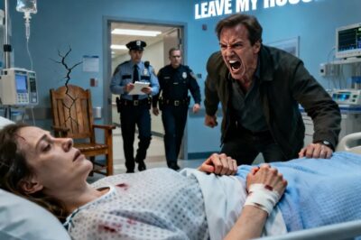 “PAY UP OR LEAVE MY HOUSE!” MY FATHER SCREAMED WHILE I WAS STILL BLEEDING FROM SURGERY, AND THE MOMENT THE POLICE WALKED INTO MY HOSPITAL ROOM, EVERYTHING HE HAD HIDDEN FOR DECADES BEGAN TO COLLAPSE