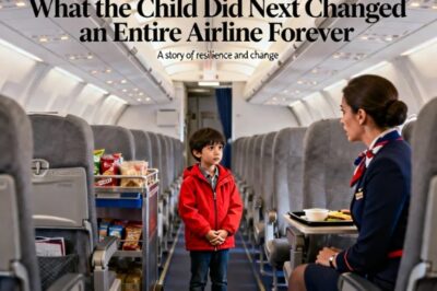 She Said the Meal Was “Not for Someone Like You” — What the Child Did Next Changed an Entire Airline Forever