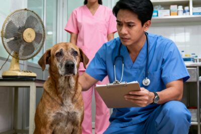 Isang Aso sa Vet Clinic, Nagpanggap na Pilay sa Loob ng Maraming Taon Para Mailigtas ang Kanyang Amo