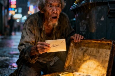 Isang Pulubi ang Nakakita ng Lumang Maleta sa Tabi ng Basurahan — Nang Buksan, Walang Makapaniwala