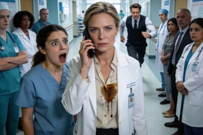 “The intern threw coffee on me, then loudly proclaimed her husband was the CEO of this hospital. I calmly called my husband: ‘You should come down here. Your new wife just threw coffee all over me.’”