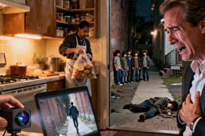 NAGLAGAY NG HIDDEN CAMERA ANG BILYONARYO PARA HULIHIN ANG KATULONG SA PAGNANAKAW NG PAGKAIN — PERO NANG MAKITA NIYA KUNG SAAN DINADALA ANG PAGKAIN, TUMAKBO SIYA PAUWI AT HUMAGULGOL