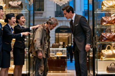 PUMASOK ANG ISANG AMANG GUSGUSIN SA TINDAHAN NG MGA MAMAHALING BAG — PINAGTAWANAN SIYA AT PINALAYAS, PERO NANG DUMATING ANG MAY-ARI NG GUSALI, YUMUKO ITO AT NAGWIKA NG “GOOD MORNING, BOSS”