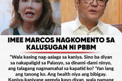 ‘Wala kasing nag-aalaga!’ Imee Marcos nagkomento sa kalusugan ni PBBM