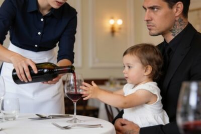 The mob boss’s daughter had never spoken—until she pointed at the waitress and whispered, “Mom.”