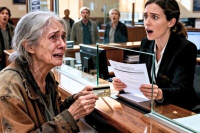 I’m 65 years old. I got divorced 5 years ago. My ex-husband left me a bank card with 300 dollars. I never touched it. Five years later, when I went to withdraw the money… I froze.