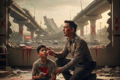 ISANG PANGUNAHING OPISYAL NG PULISYA ANG HALOS IPADAMPOT SA MENTAL HOSPITAL ANG KANYANG KAPATID NA MAY AUTISM DAHIL SA PAULIT-ULIT NITONG PAGSIRA SA MGA BAGONG TAYONG IMPRASTRAKTURA GAMIT ANG PULANG PINTURA NGUNIT SA HULI AY NAPALUHOD SIYA SA ALIKABOK NANG YUMANIG ANG LINDOL