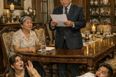 THE HOUSEHOLD MEMBERS WERE FORBIDDEN FROM EATING AT THE TABLE WITH THEM, BUT THEY WERE THE ONES WHO FELL IN THEIR CHAIRS WHEN THE LAWYER CAME AND READ OUT WHO REALLY INHERITED EVERYTHING.