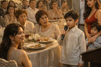 MY HUSBAND BROUGHT HIS FAMILY AND SON TO HIS MOTHER’S 75TH BIRTHDAY — BUT ONE LINE OF MY SON SILENCED THE ENTIRE FAMILY