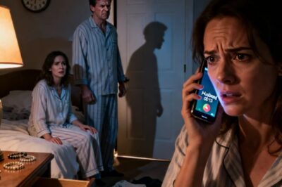 My husband called me around midnight and told me not to open the door… only a few minutes later, he insisted that he wasn’t the one who called.